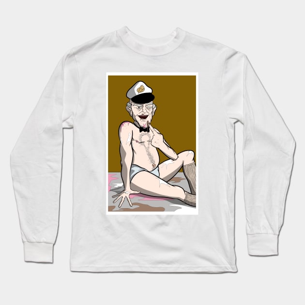 Ice Cream Man Long Sleeve T-Shirt by ArtOfJHammond